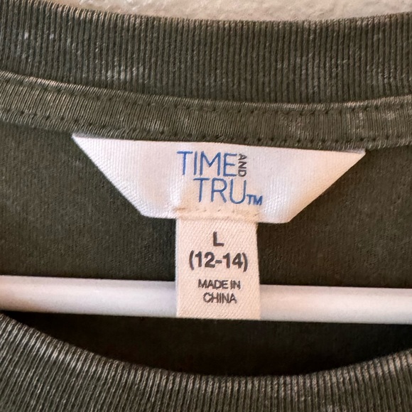 Time and Tru | Olive Green Maxi Dress - Picture 3 of 4